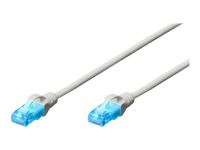 DIGITUS DK-1512-0025/WH DIGITUS Premium CAT 5e UTP patch cable 0.25m color white