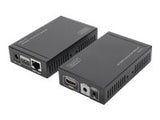 DIGITUS 4K HDMI Extender Set HDBaseT 100m over network cable Cat 5E 6 7 UHD 4K2K/30Hz