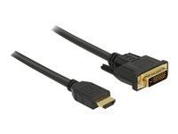 DELOCK HDMI to DVI 24+1 cable bidirectional 2 m