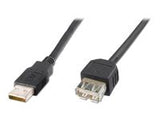 ASSMANN USB extension cable type A M/F 1.8m USB 2.0 suitable bl