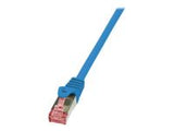 LOGILINK CQ2026S LOGILINK - Patchcord Cat.6 S/FTP PIMF PrimeLine 0,5m blue