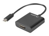 LANBERG AD-UC-HD-01 adapter USB TYPE-C M -HDMI F 15cm Black
