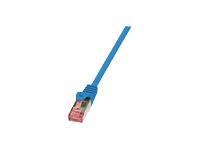 LOGILINK CQ3086S LOGILINK - Patch Cable Cat.6A 10G S/FTP PIMF PrimeLine blue 7,5m