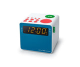 Muse Alarm function, M-187 MC, AUX in, Dual Alarm Clock Radio, Blue/White