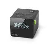 Muse FM RDS Radio M-187 CDB Alarm function, DAB+/ FM PLL Radio, Black