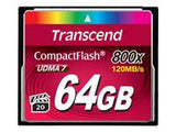 MEMORY COMPACT FLASH 64GB/800X TS64GCF800 TRANSCEND