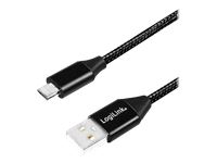 LOGILINK CU0143 LOGILINK - USB-A 2.0 cable to micro-USB male, 0.3m