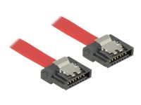 DELOCK Cable SATA FLEXI 6 Gb/s 30cm red metal