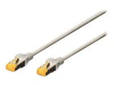 DIGITUS patchcable CAT6A 1.0m grey LSOH 4x2 AWG 26/7 twisted pair 2xRJ45 grey