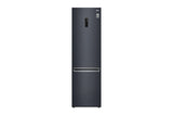 LG Refrigerator GBB72MCUGN Energy efficiency class D, Free standing, Combi, Height 203 cm, No Frost system, Fridge net capacity 277 L, Freezer net capacity 107 L, Display, 35 dB, Black