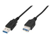 ASSMANN USB 3.0 extension cable type A M/F 1.8m USB 3.0 conform bl
