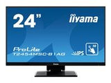 IIYAMA ProLite T2454MSC-B1AG 61cm 24inch PCAP 10-Points Touch Screen Anti Glare coating 1920x1080 IPS-panel Slim Bezel HDMI