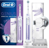 Oral-B Electric Toothbrush Genius 10000N Rechargeable, For adults, Number of brush heads included 4, Number of teeth brushing modes 6, Orchid Purple Dragon Fly