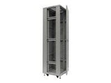NETRACK 019-420-68-011-Z server cabinet RACK 19inch 42U/600x800mm ASSEMBLED glass door - grey
