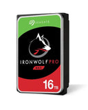 SEAGATE Ironwolf PRO Enterprise NAS HDD 16TB 7200rpm 6Gb/s SATA 256MBcache 3.5inch 24x7 for NAS and RAID Rackmount systems BLK