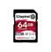KINGSTON 64GB Canvas React Plus SDXC UHS-II 300R/260W U3 V90 for Full HD/4K/8K
