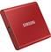 SAMSUNG Portable SSD T7 2TB external USB 3.2 Gen 2 metallic red