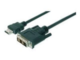 ASSMANN HDMI adapter cable type A-DVI 18+1 M/M 5.0m Full HD bl