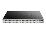 D-LINK 48 Gigabit PoE / PoE + Ports with 2 10GBASE-T Ports and 4 SFP + Ports - Budget PoE 370W