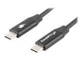 LANBERG USB-C M/M 2.0 cable 0.5m Quick Charge 4.0 black