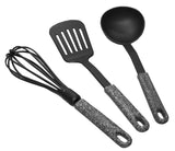 Stoneline 3-part Kitchen utensil set 8943 Kitchen utensil set, 3 pc(s), Dishwasher proof, Anthracite/Black