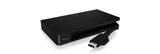 ICYBOX IB-DK4023-CPD IcyBox Docking Station with integrated cable USB Type-C, HDMI, VGA, Black
