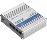 Teltonika Industrial Router  RUTX10 802.11ac, 867 Mbit/s, 10/100/1000 Mbit/s, Ethernet LAN (RJ-45) ports 4, 1, Bluetooth LE