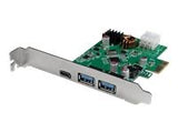 LOGILINK PC0090 PCI Express Card USB 3.2 Gen1x1 1x USB-C PD 3.0 and 2x USB 3.0