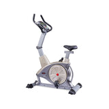 WNQ F1-7318LC ECB Semi-Commercial Upright Bike, ECB motor permanent magnetic resistance system, 130 kg, Silver Grey, 5 '' LCD blue screen, 10 exercise modes: Manual; Interval; Fluctuation; Weightlessness; Inclination running; Climbing; Fat burning; Racing