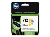 HP 712 3-Pack 29-ml Yellow DesignJet Ink Cartridge