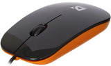 DEFENDER Wired optical mouse NetSprinter MM-440 black+orange 3 buttons 1000dpi