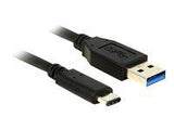 DELOCK Cable SuperSpeed USB 10 Gbps (USB 3.1, Gen 2) Type A male > USB Type-C male 1 m black