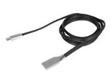 NATEC NKA-1203 Extreme Media cable microUSB  to USB (M), 1m, Black