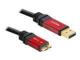 DELOCK Cable USB 3.0 red A > micro-B 1.0m