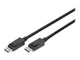 ASSMANN DisplayPort connection cable DP M/M 3m w/lock UHD 8K Vers. 1.3/1.4 bl