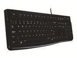 LOGITECH K120 Corded Keyboard black USB - EER (US)