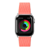LAUT ACTIVE 2.0, Sport Watch Strap for Apple Watch, 42/44mm, Ergonomic fit, Easy lock, Coral, Sport Polymer Material, Metal Button, Stainless Steel Connectors