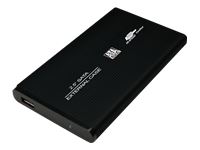 LOGILINK UA0041B LOGILINK - Drive Enclosure 2,5 SATA HDD USB 2.0 Aluminium Black