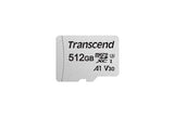 TRANSCEND 512GB microSD w/ adapter UHS-I U3 A1