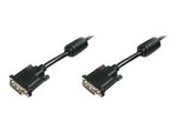 ASSMANN VGA lead cable DVI 5m Dual Link 2Ferrit Cores K8 bulk 24+1 AWG28 max. 2560x1600