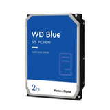 WD Blue 2TB SATA 6Gb/s HDD internal 3.5inch serial ATA 256MB cache 7200RPM RoHS compliant Bulk