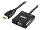 UNITEK Y-6333 Unitek HDMI to VGA adapter + audio, Y-6333