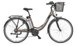 Telefunken Multitalent RC860, City E-Bike, Motor power 250 W, Wheel size 28 ", Warranty 24 month(s), Brown