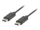 LANBERG CA-CMCM-10CU-0010-BK cable USB-C M/M 2.0 1M Black