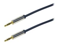 LOGILINK CA10300 LOGILINK - Audio Cable 3.5 Stereo M/M, straight, 3.00 m, blue