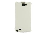 4WORLD 09131 4World Protective Case for Galaxy Note 2, ECO Leather, 5.5, white