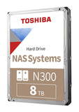 HDD|TOSHIBA|N300|8TB|SATA|256 MB|7200 rpm|3,5"|HDWG480UZSVA