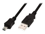 ASSMANN USB 2.0 connection cable type A - mini B 5pin M/M 3.0m USB 2.0 conform bl