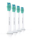 Philips Toothbrush Heads HX6014/07 Standard Sonic Heads, For adults and children, Number of brush heads included 4, Sonic technology,  White