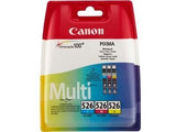 CANON CLI-526 C/M/Y MultiPack Color Cyan Magenta yellow for Pixma